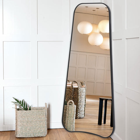 Irregular Full Length Mirror Standing or Wall Hanging Mirror