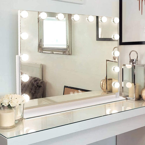 Adjusted Hollywood Vanity LED Lighted Makeup Mirror