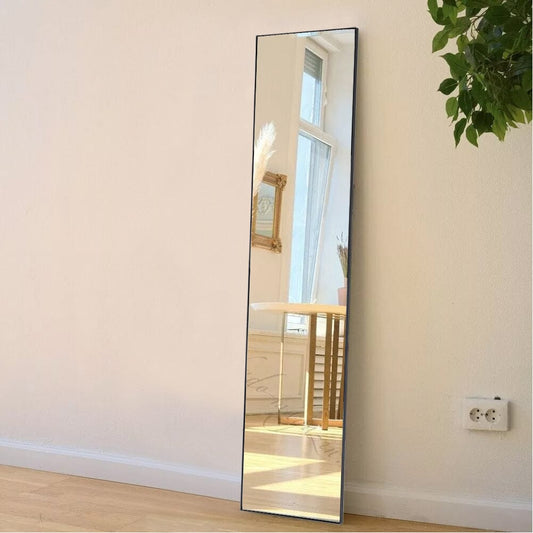 147cm H Metal Frame Over the Door Full Length Mirror