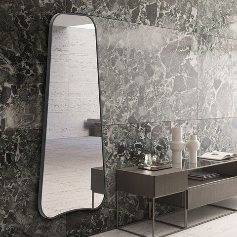 Irregular Full Length Mirror Standing or Wall Hanging Mirror