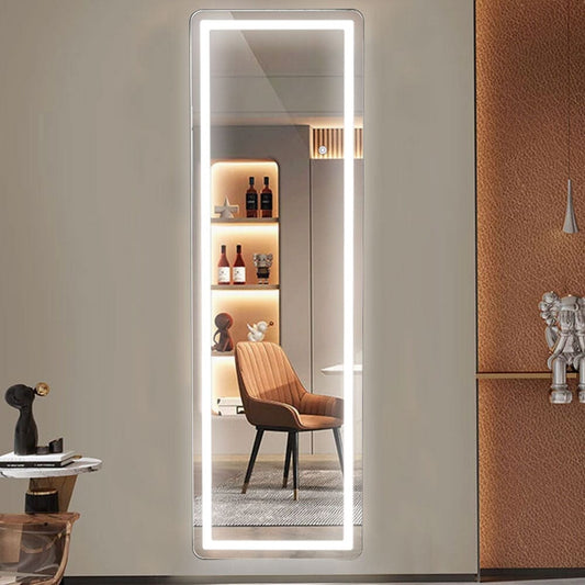 Enhance Your Space with a Stylish Black Frame LED Full-Length Mirror